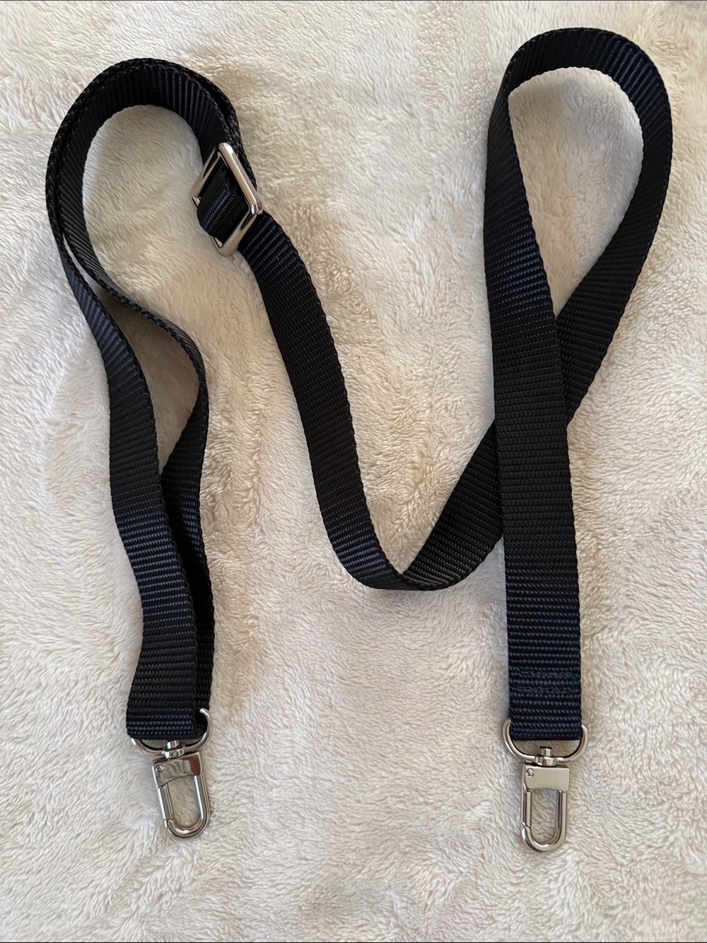 Black Adjustable Nylon shoulder bag Strap replacement